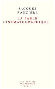 Cover of: La fable cinématographique