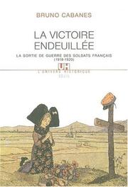 Cover of: La victoire endeuillée by Bruno Cabanes