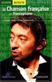 Cover of: La chanson française et francophone