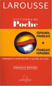 Larousse Dictionnaire Espagnol - Francais - Francais - Espagnol (Poche ...