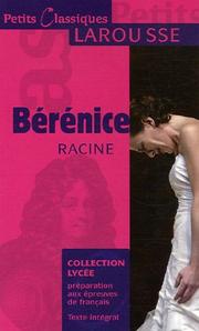 Cover of: Berenice by Jean Racine