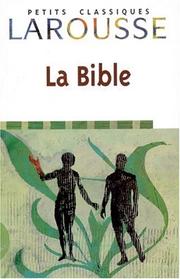 Cover of: La Bible by Yves Bomati