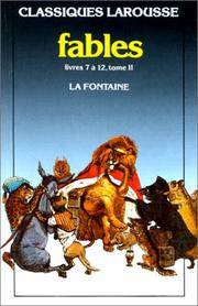 Cover of: Fables Choisies 2* by Jean de La Fontaine