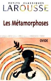Cover of: Les Métamorphoses by Ovid