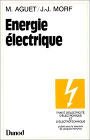 Cover of: Energie électrique