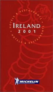 Cover of: Michelin Red Guide 2001 Ireland: Hotels & Restaurants (Michelin Red Guide : Ireland, 2001)