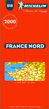 Cover of: Michelin Northern France Map No. 918