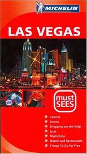 Cover of: Michelin Must Sees Las Vegas
