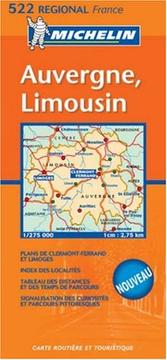 Cover of: Michelin France Auvergne Limousin (Map)