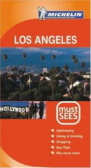 Cover of: Michelin Must Sees Los Angeles | 