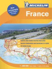 Cover of: Michelin France (Michelin Atlas)