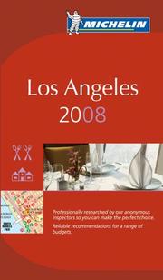 Cover of: Michelin Guide Los Angeles (Michelin Guides) | Michelin Travel Publications