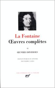 Cover of: La Fontaine  by Jean de La Fontaine
