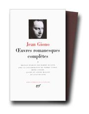 Cover of: Giono  by Jean Giono