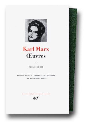 Euvres by Karl Marx