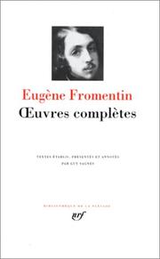 Cover of: Œuvres complètes