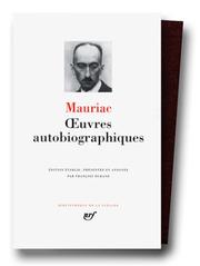 Cover of: Œuvres autobiographiques