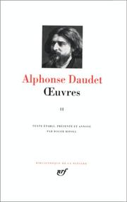 Cover of: Daudet  by Alphonse Daudet