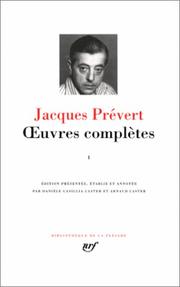 Cover of: Œuvres complètes by Jacques Prévert