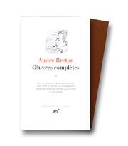 Cover of: Breton : Oeuvres complètes, tome 2