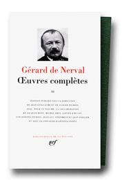 Cover of: Nerval  by Gérard de Nerval