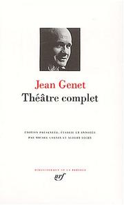 Cover of: Théâtre complet