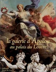 Cover of: La Galerie d'Apollon au Palais du Louvre