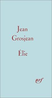 Cover of: Elie by Jean Grosjean