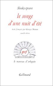 Cover of: Le Songe Dune Nuit Dete by William Shakespeare