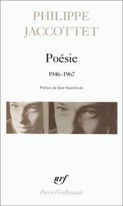 Cover of: Poésie, 1946-1967