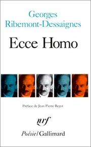 Cover of: Ecce homo