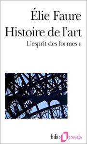 Cover of: Histoire de l'art. by Elie Faure