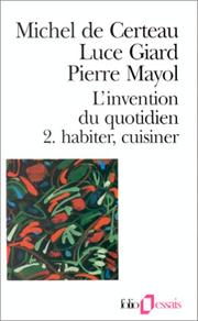 Cover of: L'invention Du Quotidien