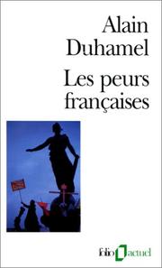 Cover of: Les Peurs Francaises by 