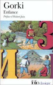 Cover of: Enfance