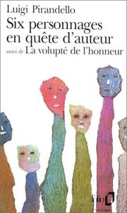 Cover of: Six personnages en quête d'auteur