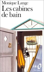 Cover of: Les Cabines De Bain by Monique Lange