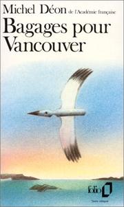 Cover of: Bagages pour vancouver