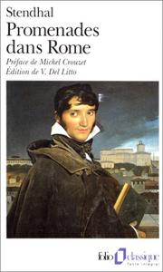 Promenades dans Rome by Stendhal, Victor Del Litto