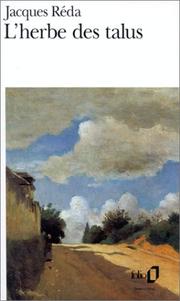 Cover of: L'Herbe des talus by Jacques Réda