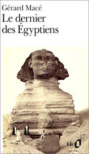 Cover of: Le dernier des Egyptiens