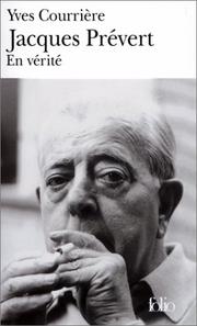 Cover of: Jacques Prévert  by Yves Courrière