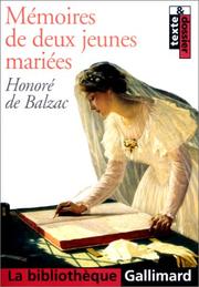 Cover of: Mémoires de deux jeunes mariées by Honoré de Balzac