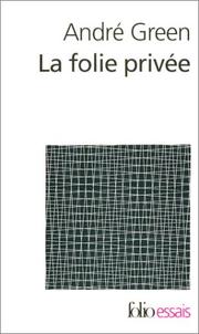 Cover of: La Folie privée