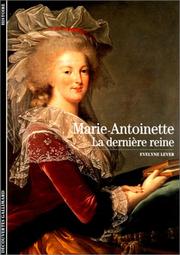 Cover of: Marie Antoinette by Evelyne Lever