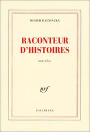Cover of: Raconteur d'histoires by Didier Daeninckx