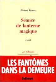 Cover of: Séance de lanterne magique: essai