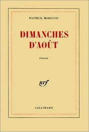 Cover of: Dimanches d'août by Patrick Modiano