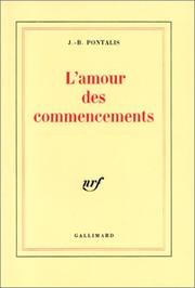 Cover of: L' amour des commencements