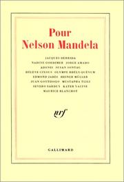 Cover of: Pour Nelson Mandela